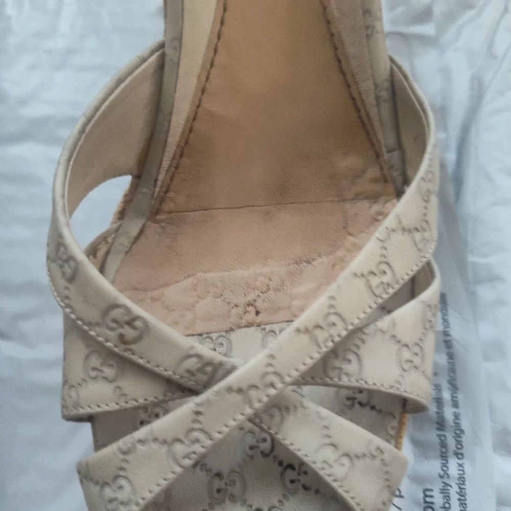 Gucci Microguccissima Espadrilles Wedges - Picture 3 of 5